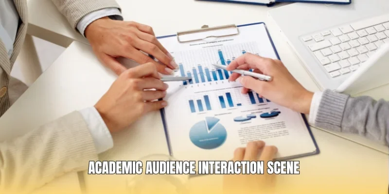 Academic audience interaction scene