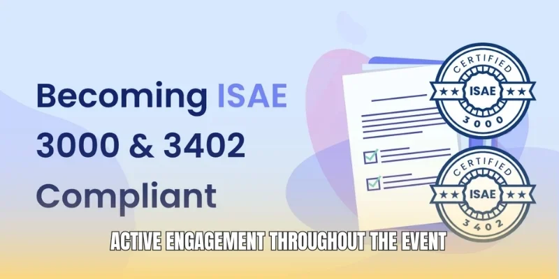 Active engagement throughout the event
