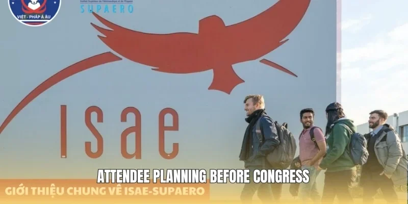 Attendee planning before congress
