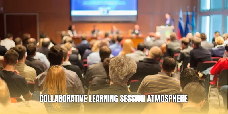 Collaborative learning session atmosphere