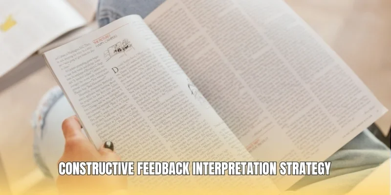 Constructive feedback interpretation strategy