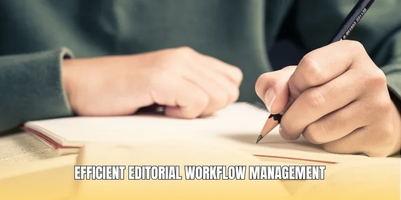 Efficient editorial workflow management