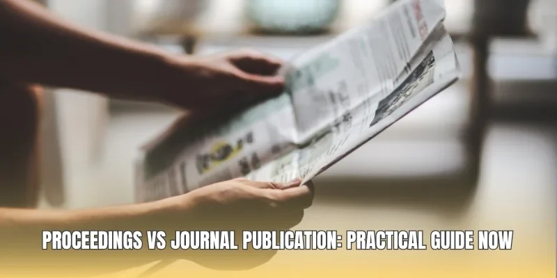 Proceedings vs Journal Publication: Practical Guide Now