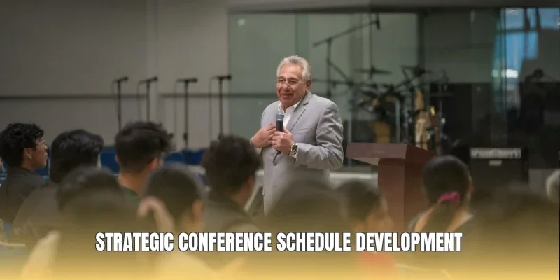 Strategic conference schedule development