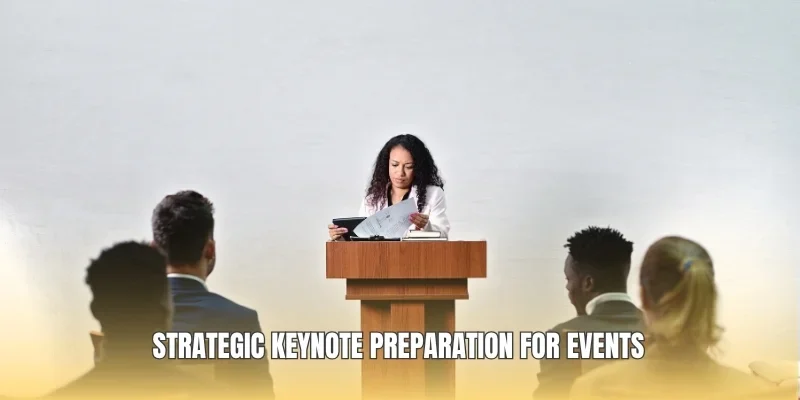 Strategic keynote preparation for events