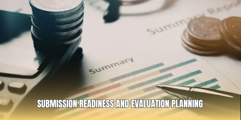 Submission readiness and evaluation planning