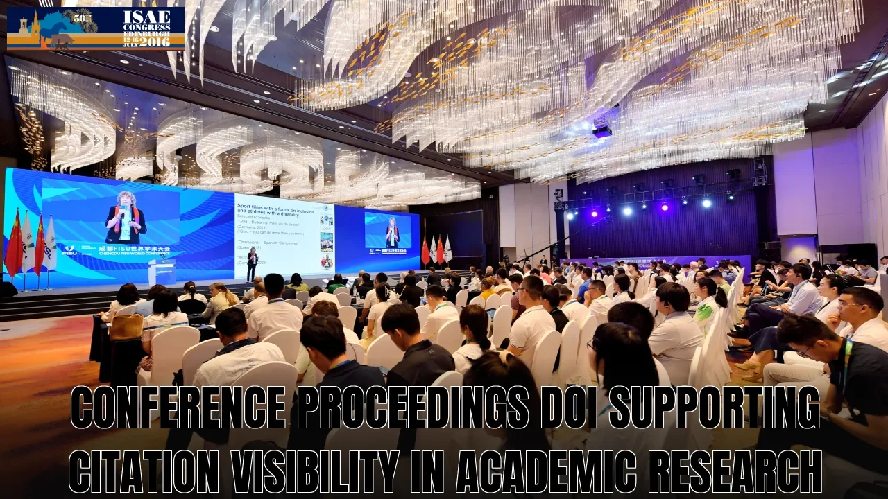 Conference proceedings DOI supporting citation visibility in academic research