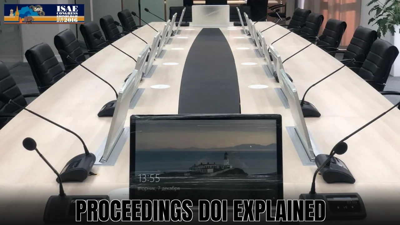Proceedings DOI Explained