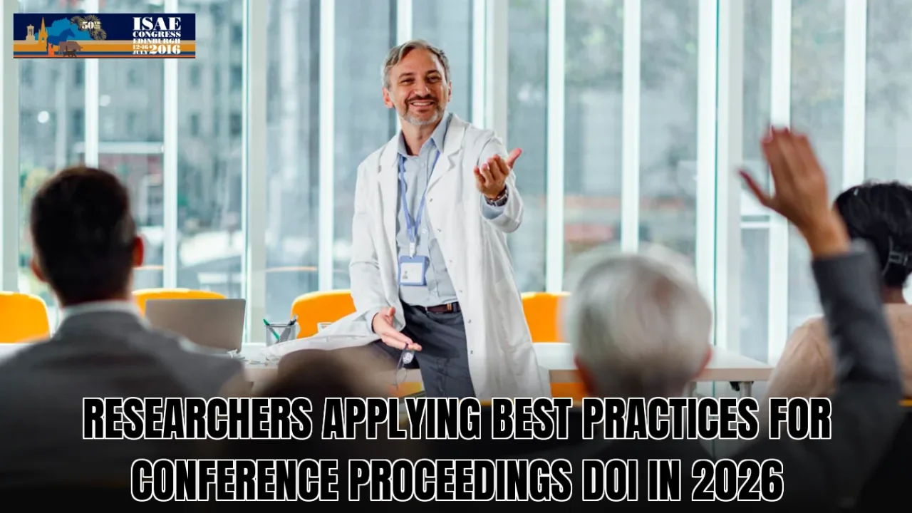 Researchers applying best practices for conference proceedings DOI in 2026