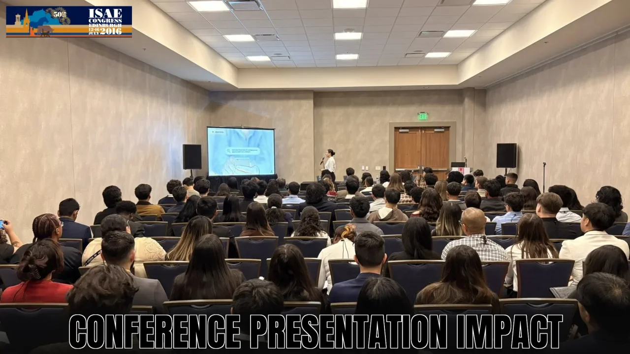 Conference presentation impact